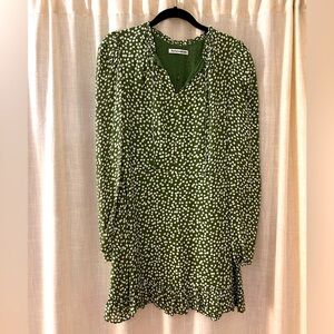 Reformation Long Sleeve Mini Dress